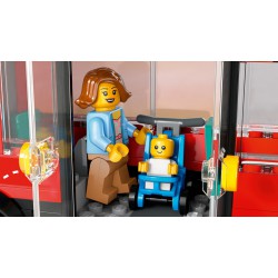 LEGO City 60407 Červený dvoupodlažní vyhlídkový autobus