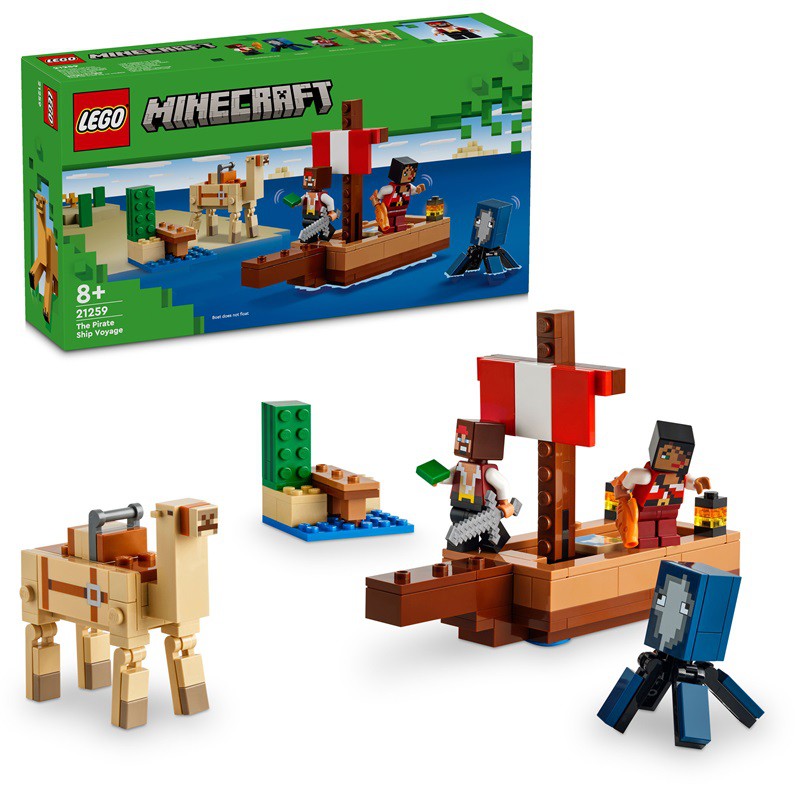 LEGO Minecraft 21259 Plavba na pirátské lodi LEGO Minecraft 21259 Plavba na pirátské lodi