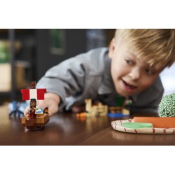 LEGO Minecraft 21259 Plavba na pirátské lodi