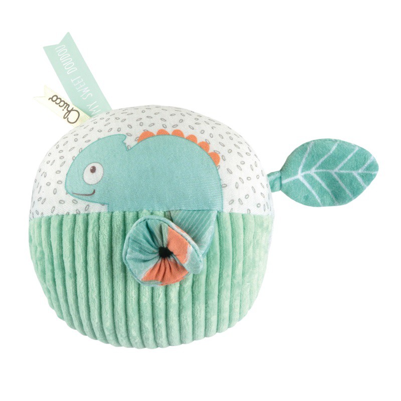 CHICCO Dětský plyšový míč Chameleon a panda CHICCO Dětský plyšový míč Chameleon a panda