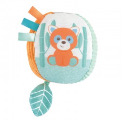 CHICCO Dětský plyšový míč Chameleon a panda