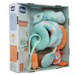 CHICCO Závěsná hračka Spirála na kočárek Chameleon