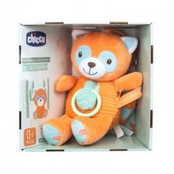 CHICCO Hrací skříňka Panda červená