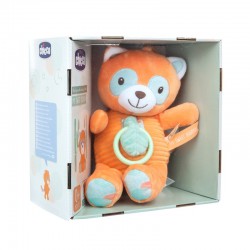 CHICCO Hrací skříňka Panda červená