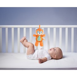 CHICCO Hrací skříňka Panda červená