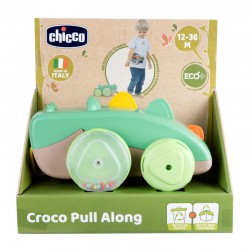 CHICCO Hračka na tahání Krokodýl Eco+ 12m+