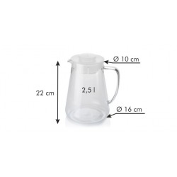 Tescoma Džbán TEO 2,5 l červený