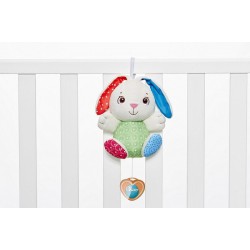 Chrastítko CHICCO Musical Rabbit Fluffly