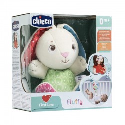 Chrastítko CHICCO Musical Rabbit Fluffly
