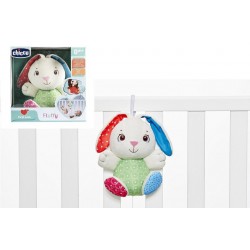 Chrastítko CHICCO Musical Rabbit Fluffly