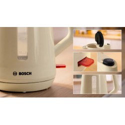 Rychlovarná konvice TWK 1M127 1,7L 2400W béžová