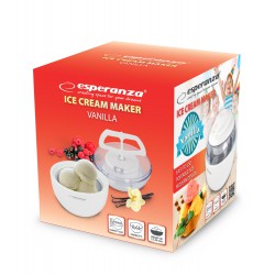 Esperanza EKI001 Vanilla Výrobník zmrzliny bílý