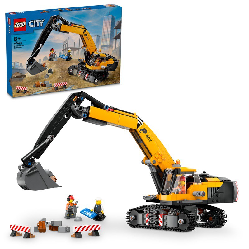 Lego City Žlutý bagr 60420 Lego City Žlutý bagr 60420