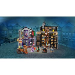 Lego Harry Potter Ollivanderův obchod a Obchod madame Malkinové 76439