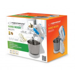 Esperanza EKM019WB BISCOTTI Ruční mixér s mísou
