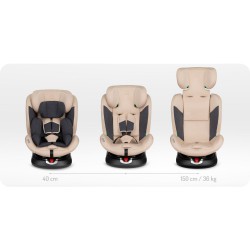 MOMI EMI Autosedačka 0-36kg béžová