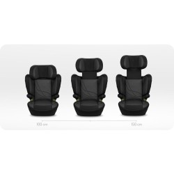 MOMI MEI Autosedačka 100-150 CM černá