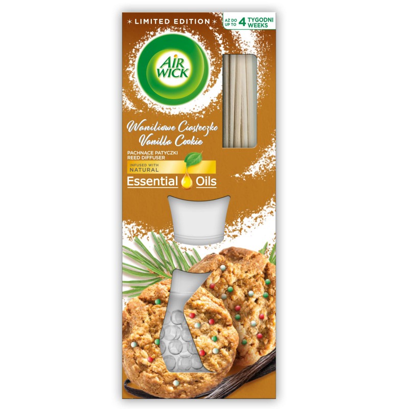 Air Wick Scented Vanilla Cookie tyčinky 30ml Air Wick Scented Vanilla Cookie tyčinky 30ml