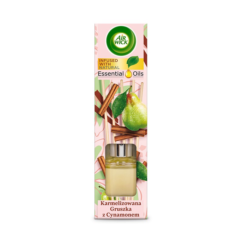 Air Wick Vonné tyčinky Karamelizovaná hruška se skořicí 40 ml Air Wick Vonné tyčinky Karamelizovaná hruška se skořicí 40 ml