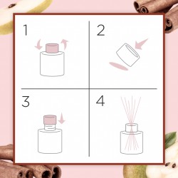 Air Wick Vonné tyčinky Karamelizovaná hruška se skořicí 40 ml