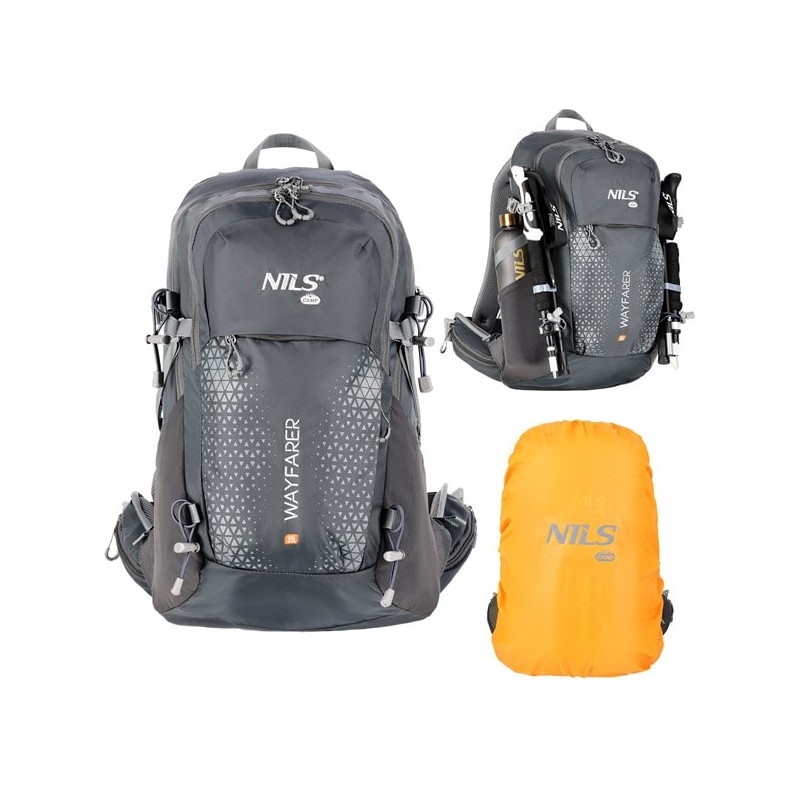 NILS Turistický batoh šedá WAYFARER 35L NILS Turistický batoh šedá WAYFARER 35L