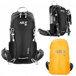 NILS turistický batoh černý CAVER 18L