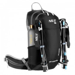 NILS turistický batoh černý CAVER 18L