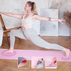 Jóga set od HMS Fitness růžová/šedá