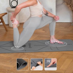 Jóga set od HMS Fitness šedá