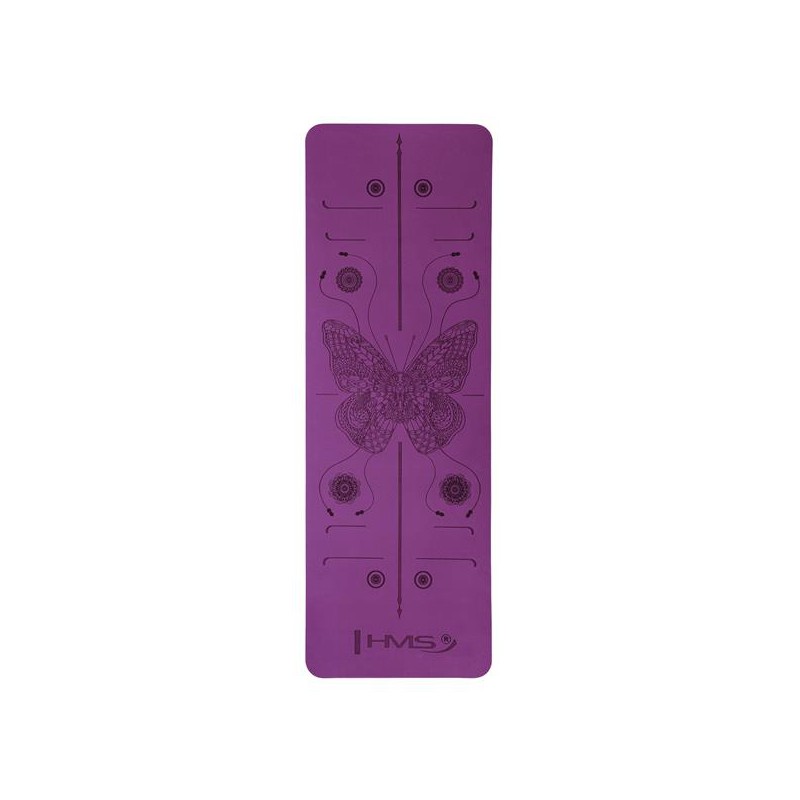 HMS Yoga mat fialová HMS Yoga mat fialová