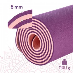 HMS Yoga mat fialová