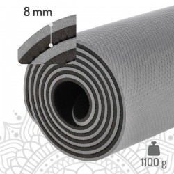 HMS Yoga mat šedá