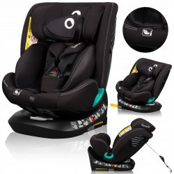 Otočná autosedačka Lionelo Bastiaan One I-SIZE 0-36 kg černá 40-150cm