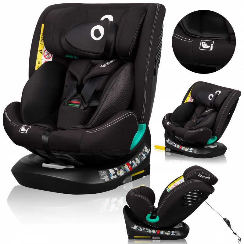 Otočná autosedačka Lionelo Bastiaan One I-SIZE 0-36 kg černá 40-150cm Otočná autosedačka Lionelo Bastiaan One I-SIZE 0-36 kg černá 40-150cm