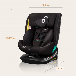 Otočná autosedačka Lionelo Bastiaan One I-SIZE 0-36 kg černá 40-150cm