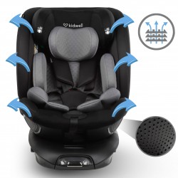 Kidwell GoCar 9-25 kg černo-šedá