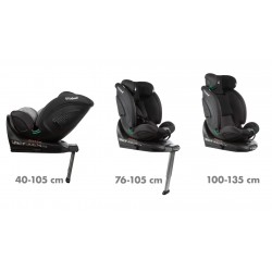 Kidwell GoCar 9-25 kg černo-šedá