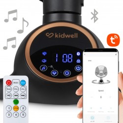 Elektrické lehátko Kidwell Reve 2v1 black gold