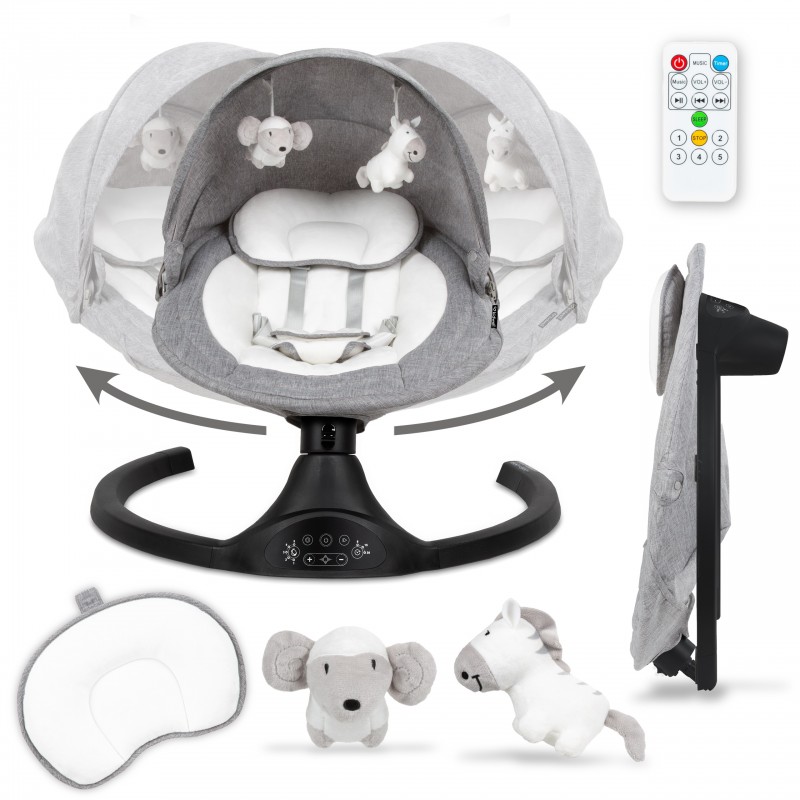 Jaks elektrické lehátko Kidwell Luxi light melange