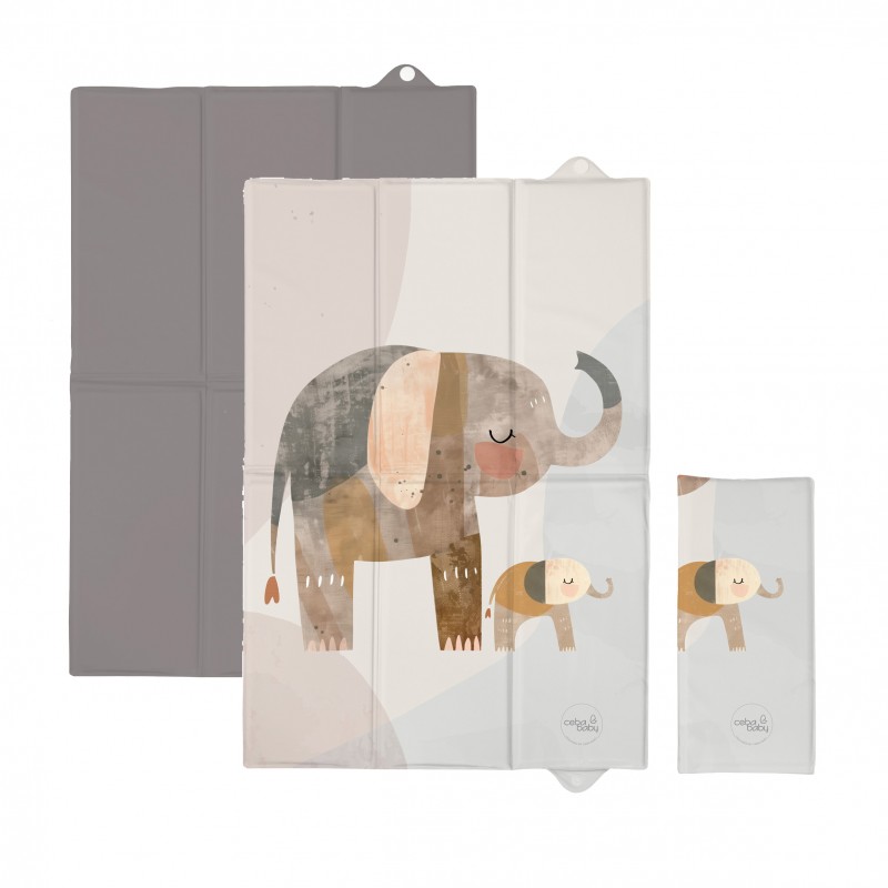 Skládací přebalovací podložka 40X60 BASIC ELEPHANT FAMILY Ceba Skládací přebalovací podložka 40X60 BASIC ELEPHANT FAMILY Ceba