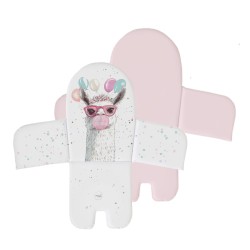 Vložka do vysoké židličky 26X24X40 BASIC CRAZY LLAMA Ceba