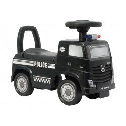 Odrážedlo Mercedes-Benz Actros policejní auto černé