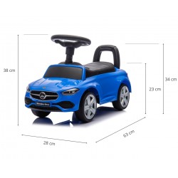 Milly Mally MERCEDES C-Class S Modrá pojízdná souprava