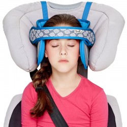 NapUp Headband podpírající hlavičku v dětské autosedačce - modrá