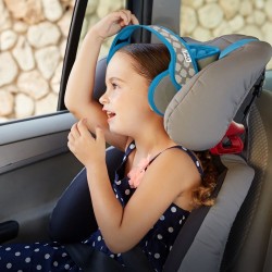 NapUp Headband podpírající hlavičku v dětské autosedačce - modrá