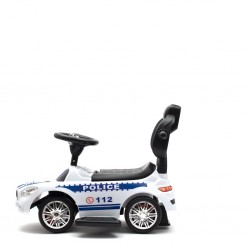 Baby Mix POLICIE bílá Dětská houpačka se zvukem a madlem