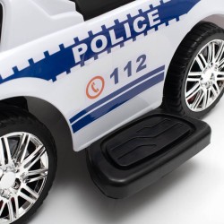Baby Mix POLICIE bílá Dětská houpačka se zvukem a madlem