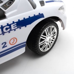 Baby Mix POLICIE bílá Dětská houpačka se zvukem a madlem