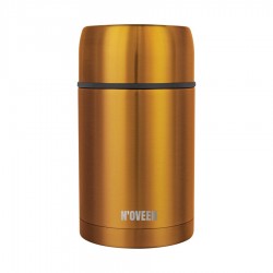 Termoska na oběd N'OVEEN hnědý 800 ML
