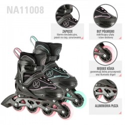 Nils NA 11008 L (39-42) Černé a mátové